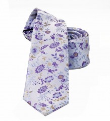          NM Slim Krawatte - Lila geblümt Gemusterte Krawatten
